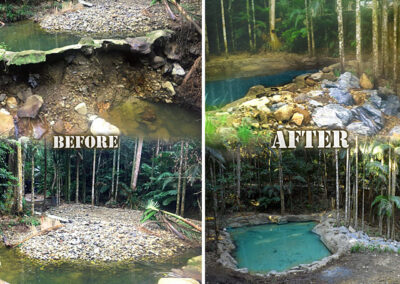 Creek Damage Repair After Cyclone Debbie
